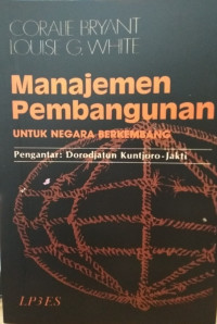 Manajemen pembangunan : untuk negara berkembang