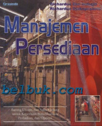 Manajemen persediaan : barang umum dan suku cadang untuk keperluan pemeliharaan, perbaikan, dan operasi