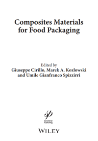 Image of Composites Materials for Food Packaging