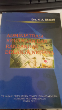 Administrasi keuangan dan rancangan belanja negara