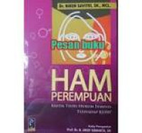 Image of HAM Perempuan : kritik teori hukum feminis terhadap KUHP
