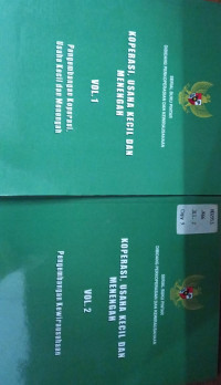Koperasi, usaha kecil dan menengah.