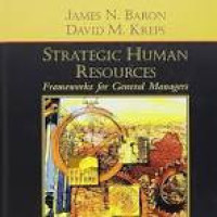 Image of Strategic Human Resources : frameworks for general managers